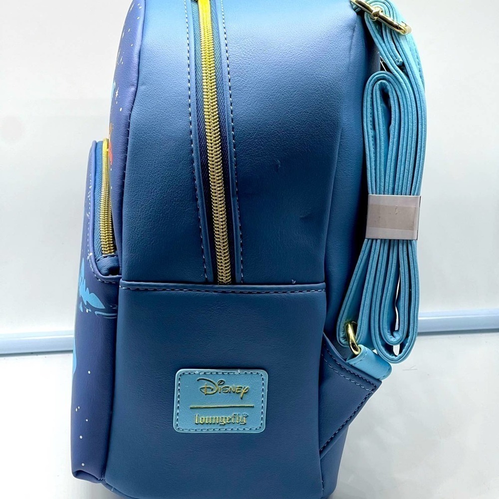 NEW Loungefly Disney Peter Pan Never Land Mini Backpack - Picture 8 of 16